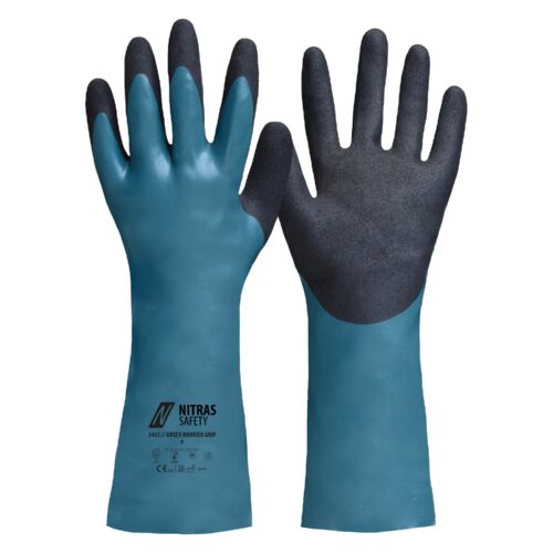GREEN BARRIER GRIP | Chemikalienschutzhandschuhe | 3455