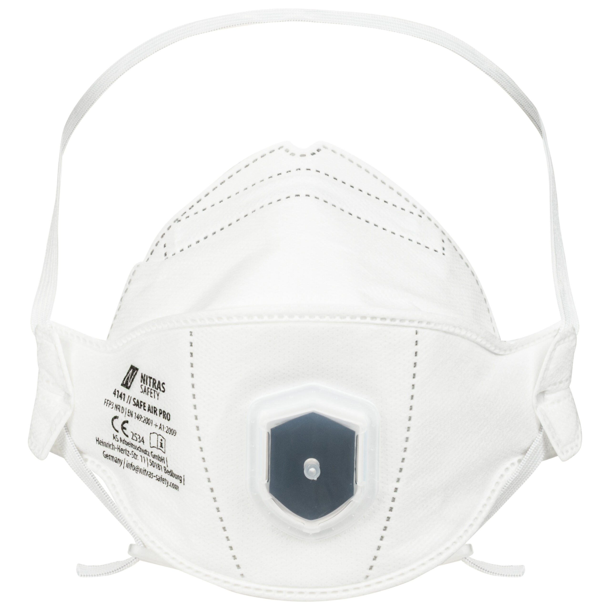SAFE AIR PRO | Atemschutzmaske FFP3 NR D | EN 149 | weiß | 4141
