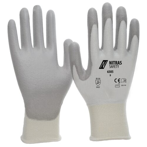 Schnittschutzhandschuhe | Schnittschutz Stufe 3/C | weiß | 6305