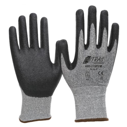 CUT C NF | Schnittschutzhandschuhe | Schnittschutz Stufe 3/C | grau | 6355