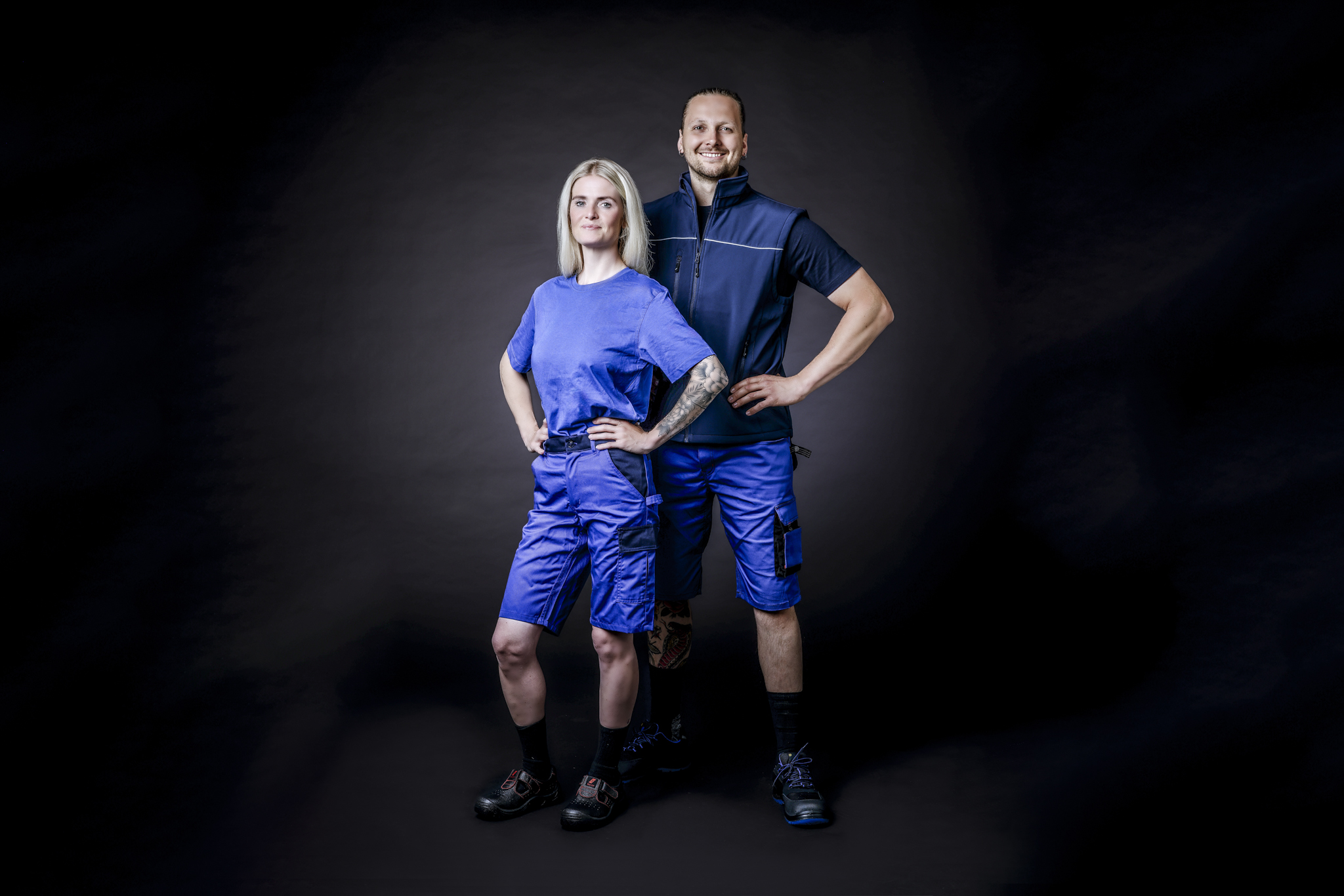 MOTION TEX PRO FX | Arbeitshose | kurz | Blau | 7701 | Nitras – Bild 3