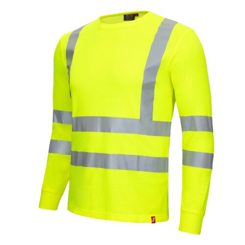 MOTION TEX VIZ | Warn-Langarmshirt | neongelb | 7009-4000 | Nitras