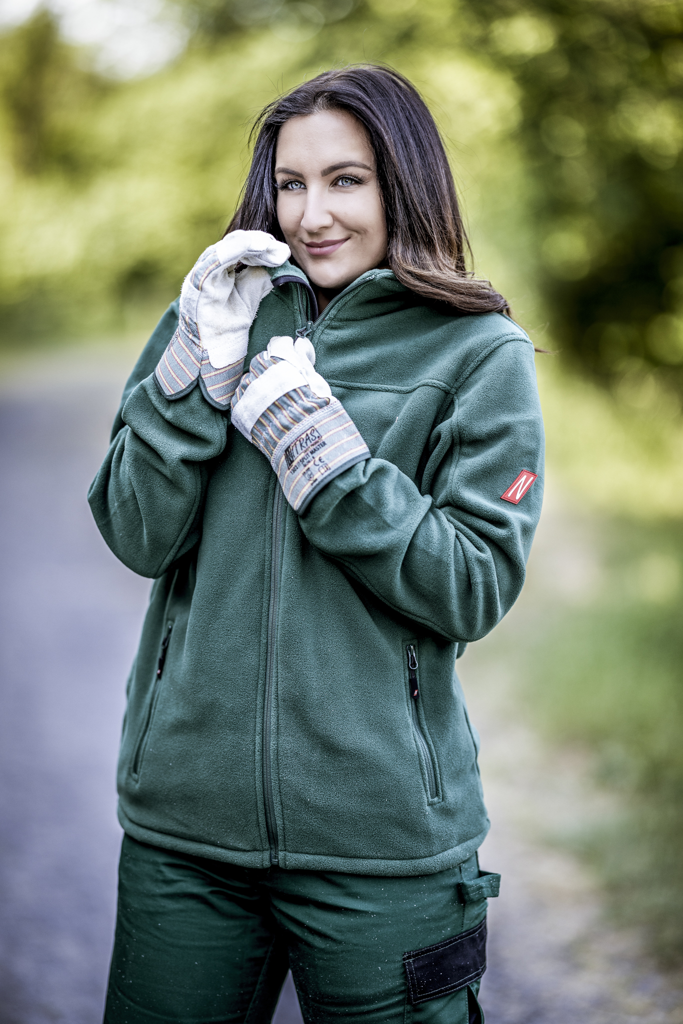 MOTION TEX PLUS | Fleece-Jacke | grün | 7044 | Nitras – Bild 3