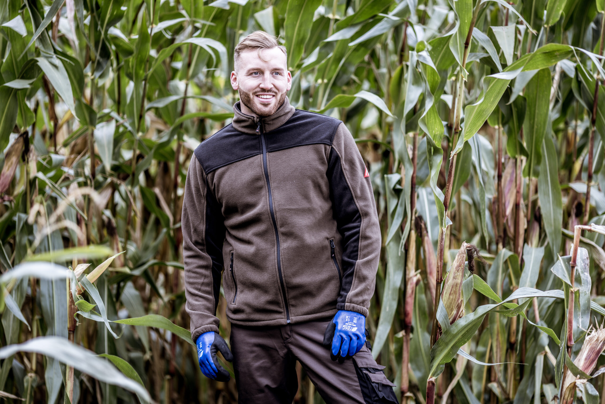 MOTION TEX PLUS | Fleece-Jacke | braun/schwarz | 7047 | Nitras – Bild 3