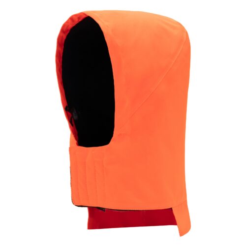 NITRAS abnehmbare Winterkapuze, neonorange, OEKO-TEX