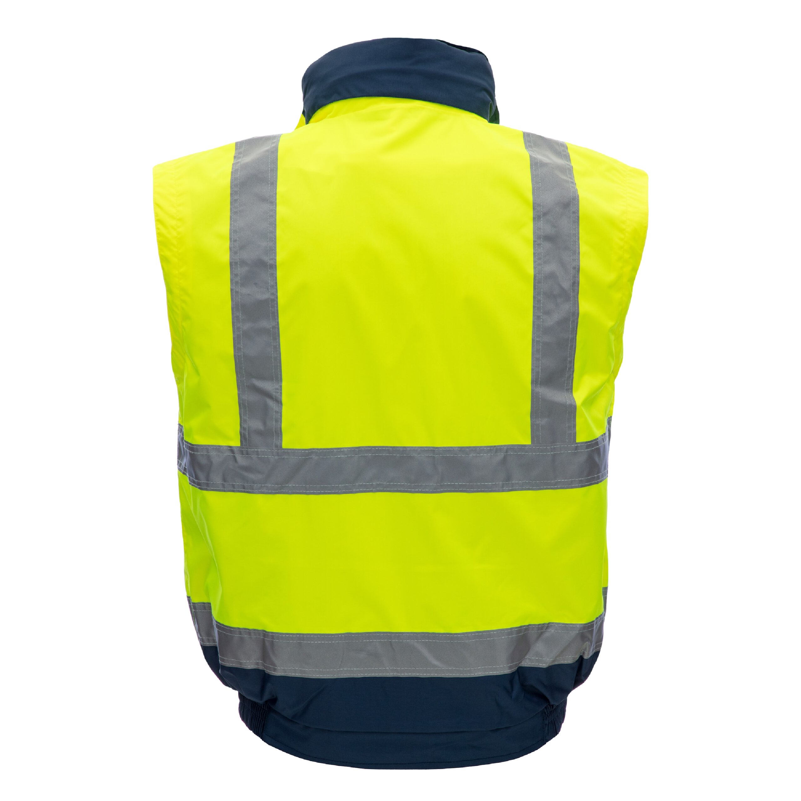 MOTION TEX VIZ PLUS | Warn-Pilotenjacke | neongelb/marineblau | 7141 | Nitras – Bild 4