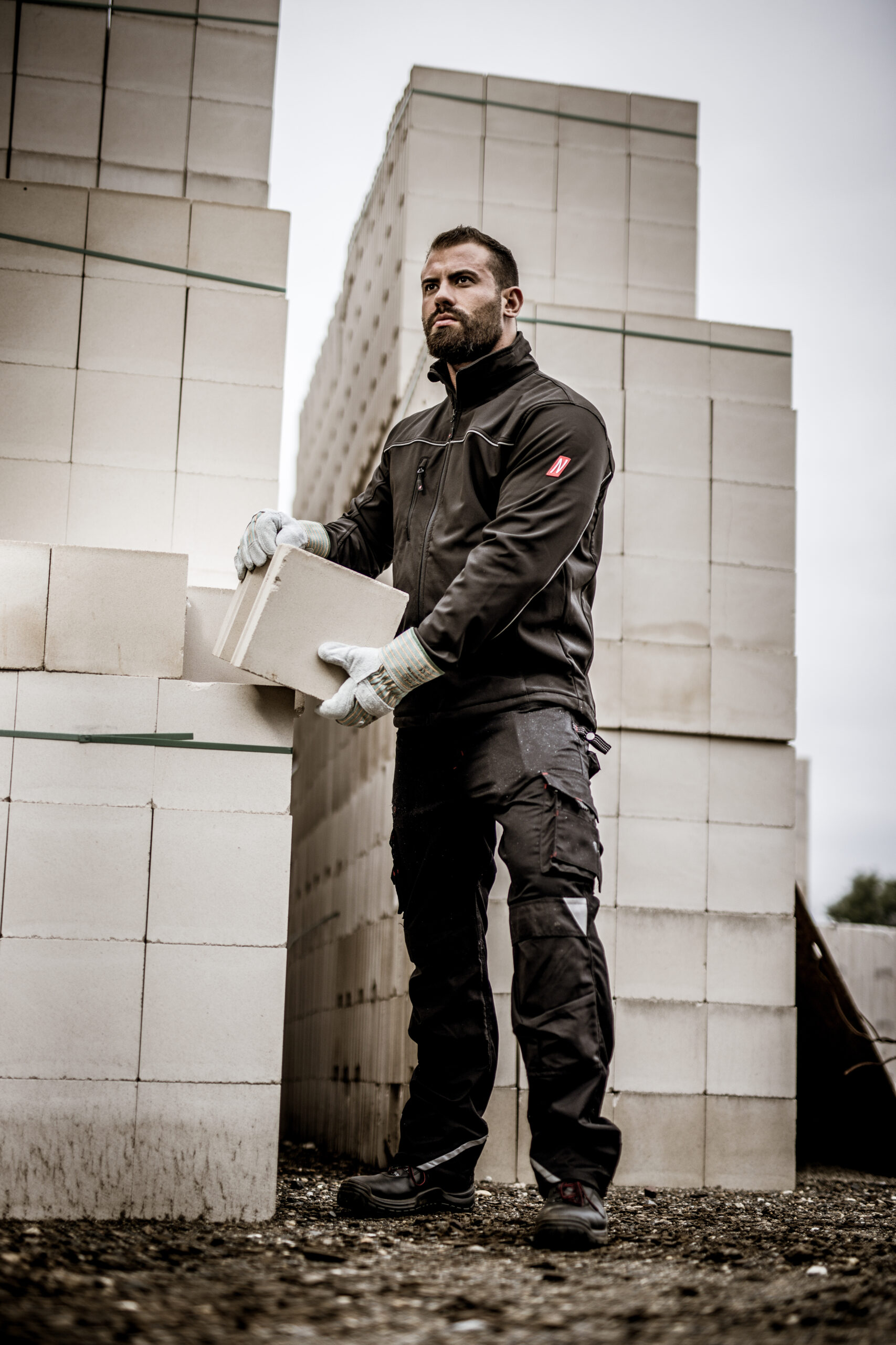 MOTION TEX LIGHT | Softshelljacke | schwarz | 7150 | Nitras – Bild 3