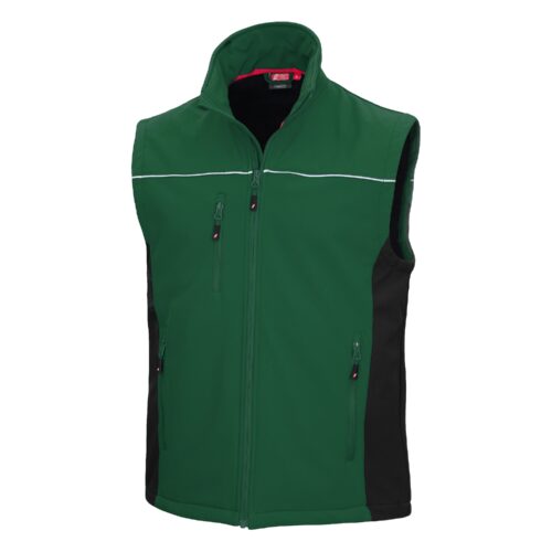 MOTION TEX LIGHT | Softshellweste | grün/schwarz | 7164 | Nitras