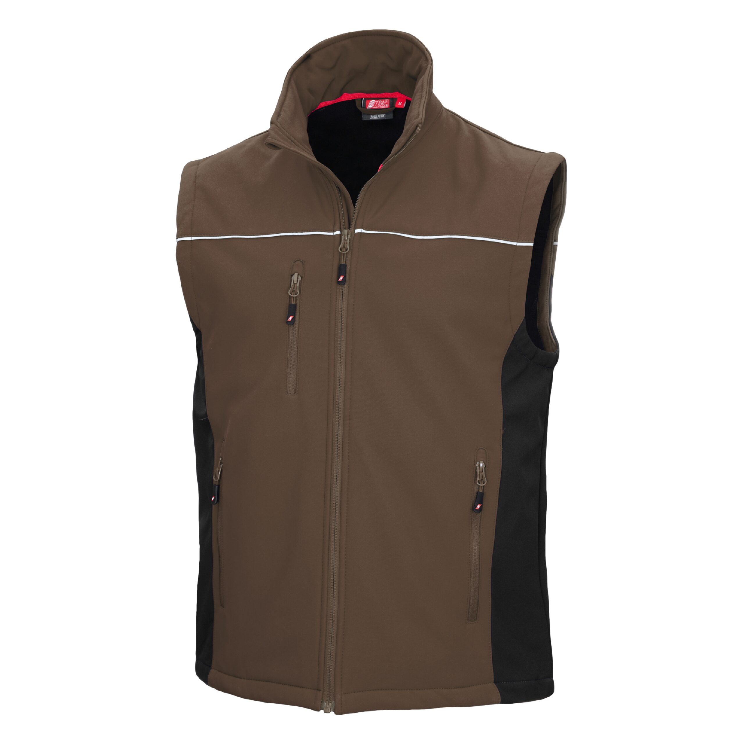 MOTION TEX LIGHT | Softshellweste | braun/schwarz | 7167 | Nitras