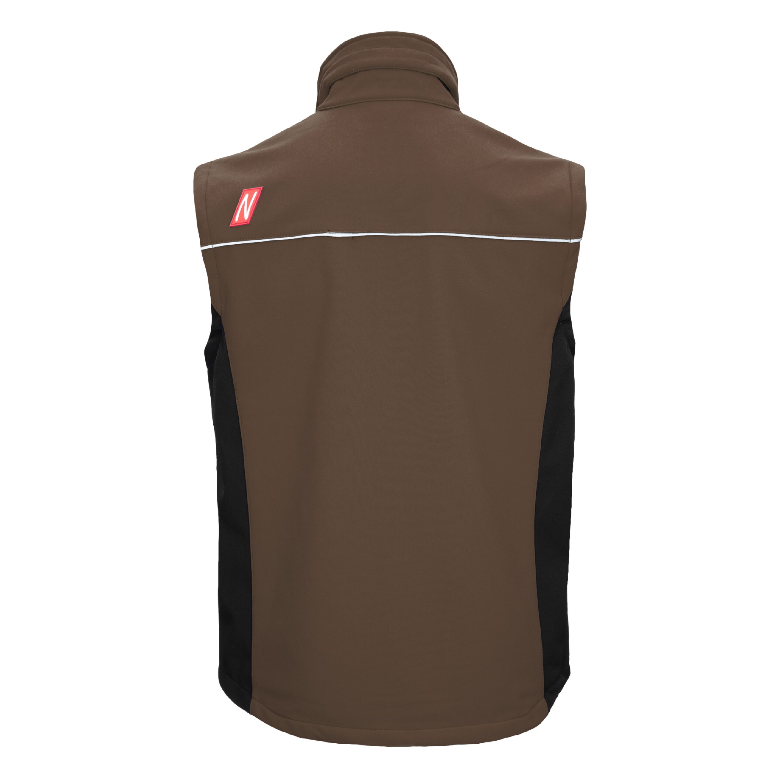 MOTION TEX LIGHT | Softshellweste | braun/schwarz | 7167 | Nitras – Bild 2