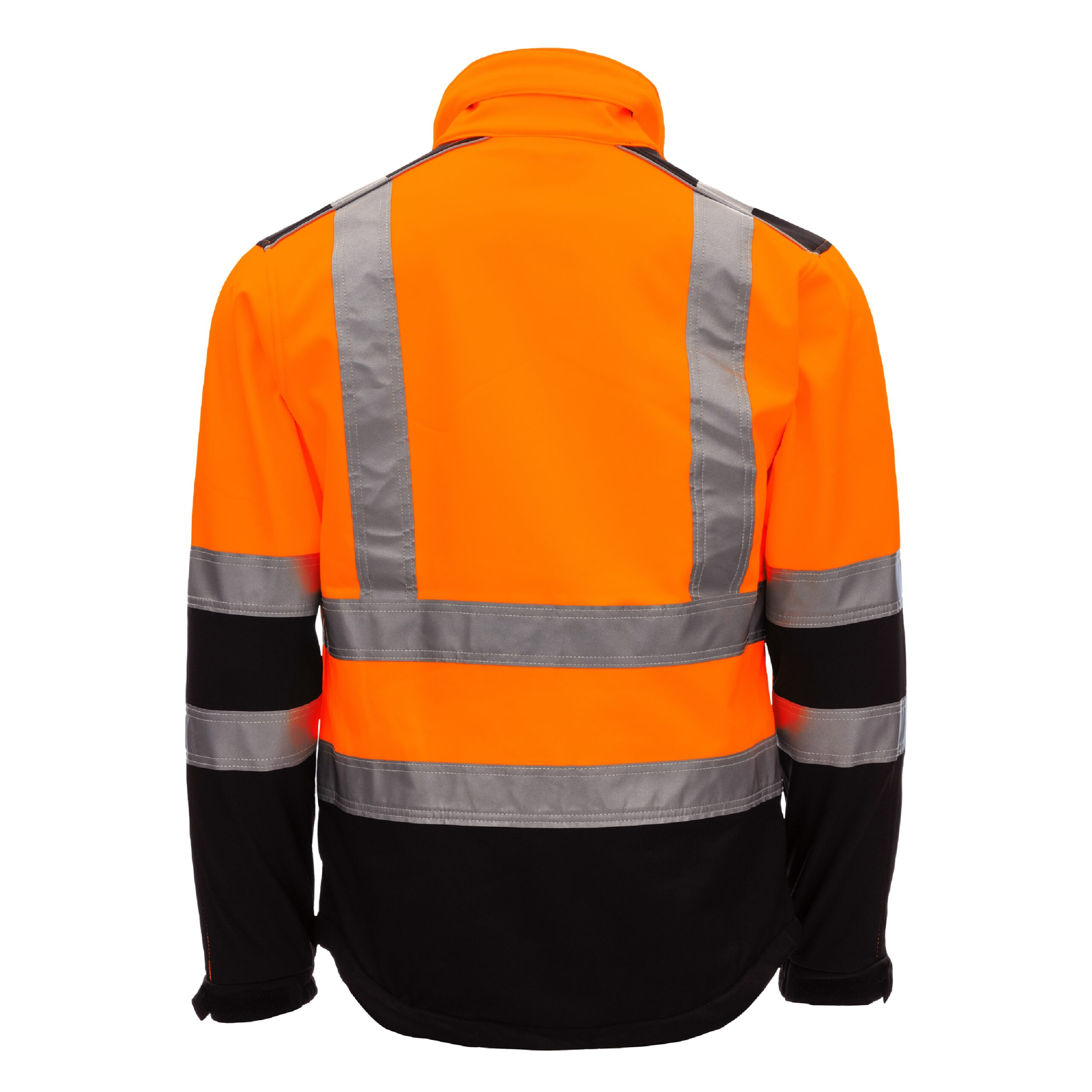 MOTION TEX VIZ | Warn-Softshelljacke | neonorange/schwarz | 7170 | Nitras – Bild 2