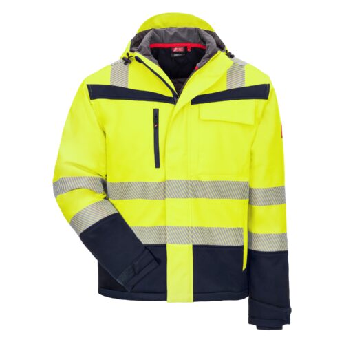 MOTION TEX VIZ PLUS | Winter-Warnschutz-Softshelljacke | neongelb / marine | 7175-4021 | Nitras