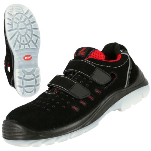 EASY STEP SA | S1P Sicherheitssandalen | schwarz | 7312