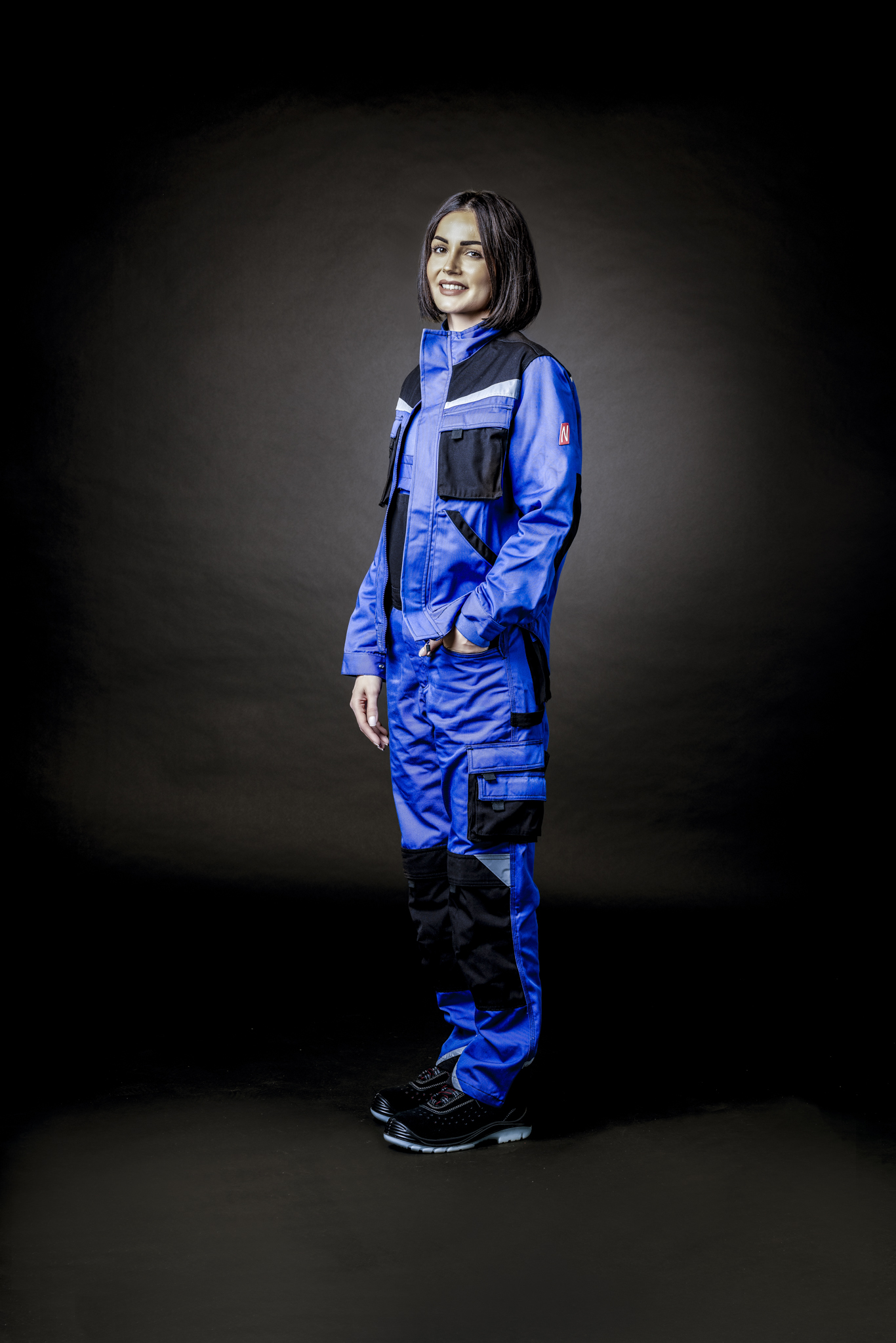 MOTION TEX PLUS | Arbeitsjacke | königsblau/schwarz | 7651 | Nitras – Bild 3
