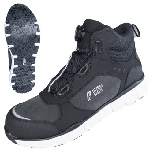 SONIC STEP MID | S3S | Sicherheitsstiefel | halbhoch |  grau / schwarz | 7446