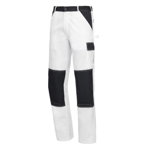 MOTION TEX LIGHT | Bundhose / Arbeitshose | lang | weiß/grau | 7513