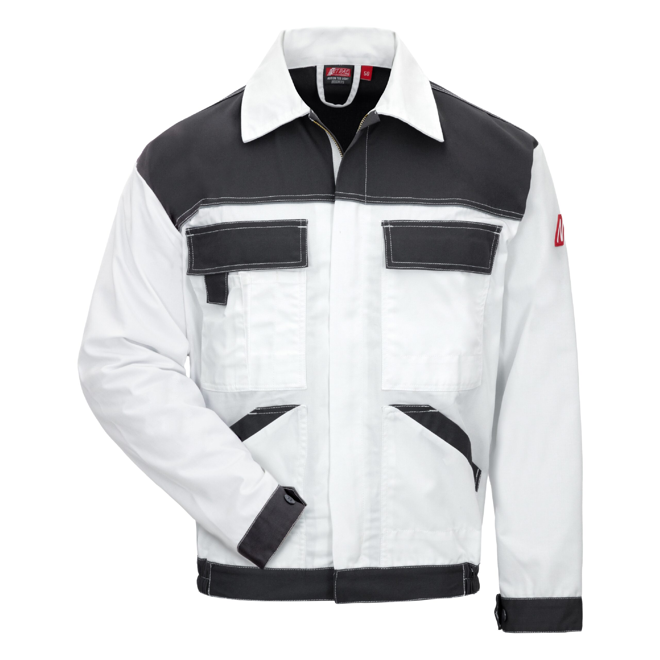 MOTION TEX LIGHT | Arbeitsjacke | weiß/grau | 7553 | Nitras