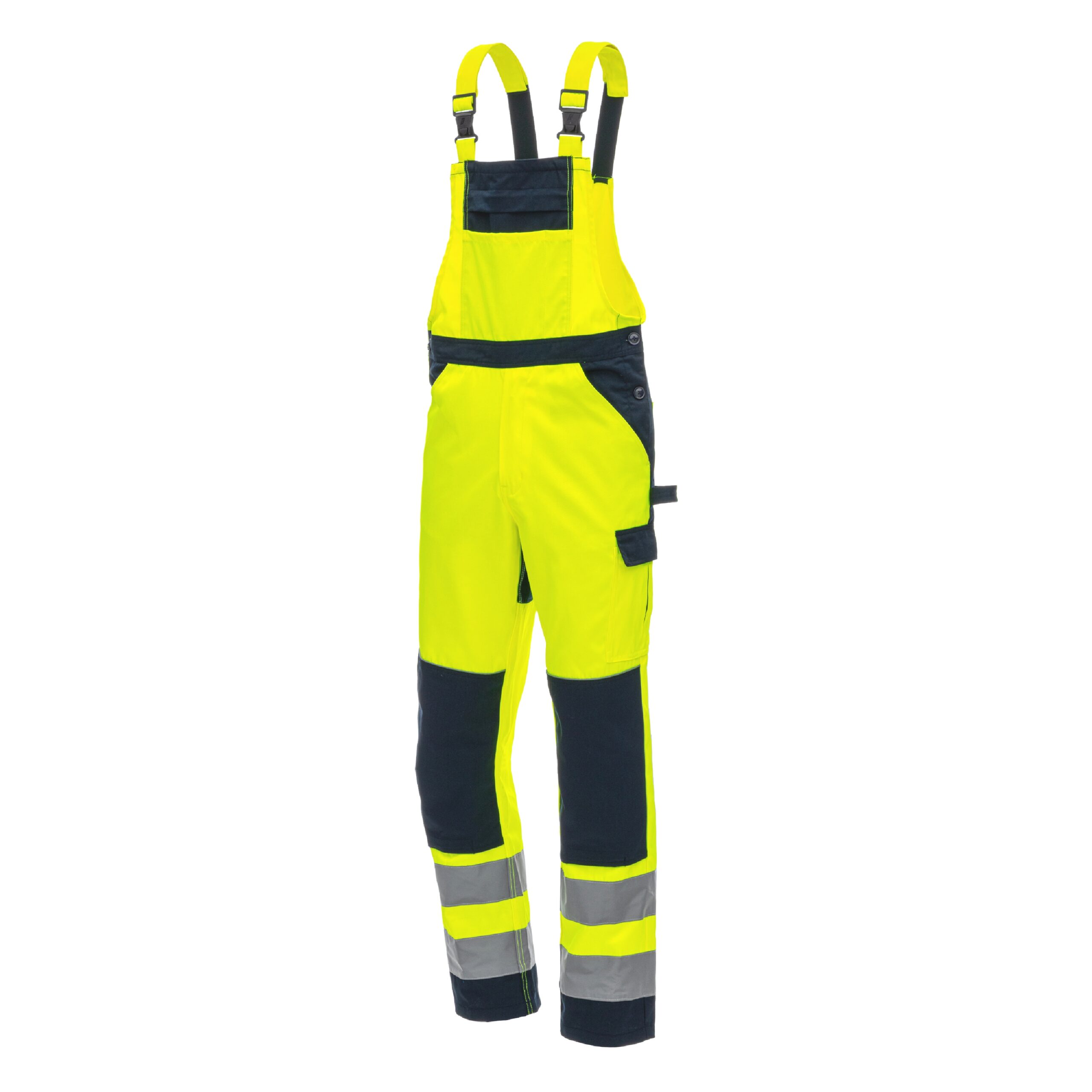 MOTION TEX VIZ | Warn-Latzhose | neongelb / marineblau | 7572-4021 | Nitras