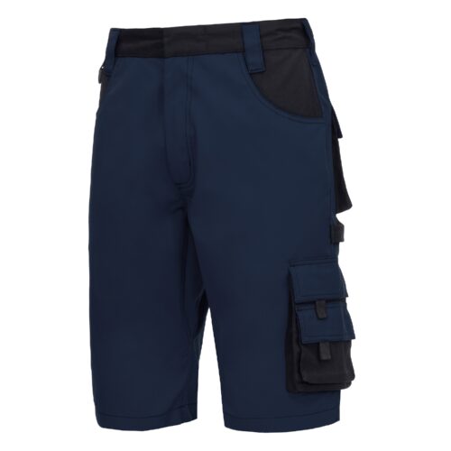 MOTION TEX PLUS | Arbeitshose | kurz | marineblau/schwarz | 7606