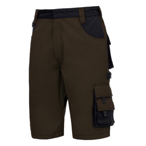 MOTION TEX PLUS | Arbeitshose | kurz | braun/schwarz | 7607