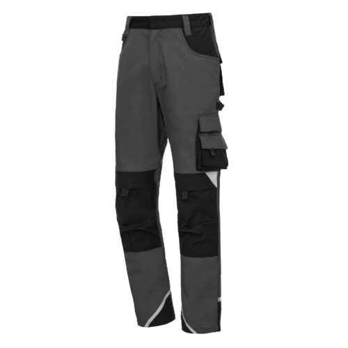 MOTION TEX PLUS | Bundhose / Arbeitshose | lang | grau/schwarz | 7612