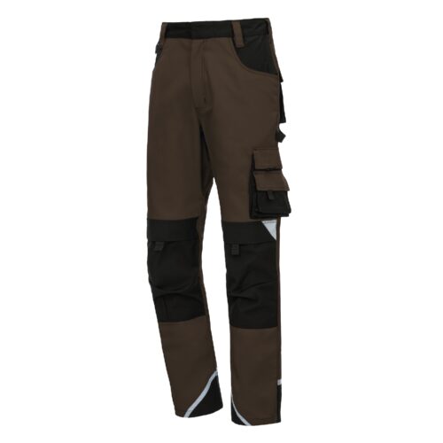 MOTION TEX PLUS | Arbeitshose | lang | braun/schwarz | 7617 | Nitras