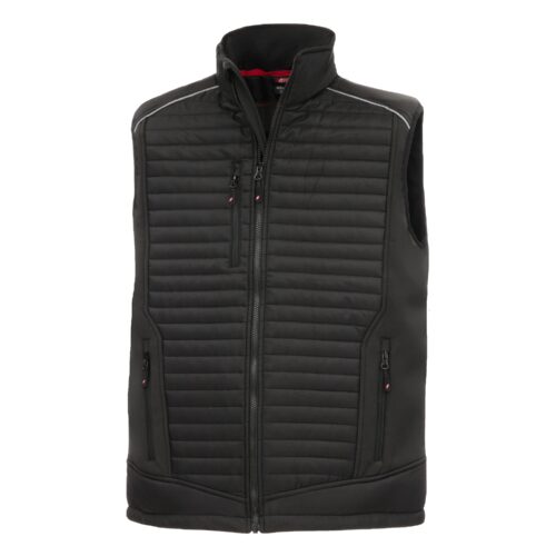 MOTION TEX PLUS | gesteppte Softshellweste | schwarz | 7660