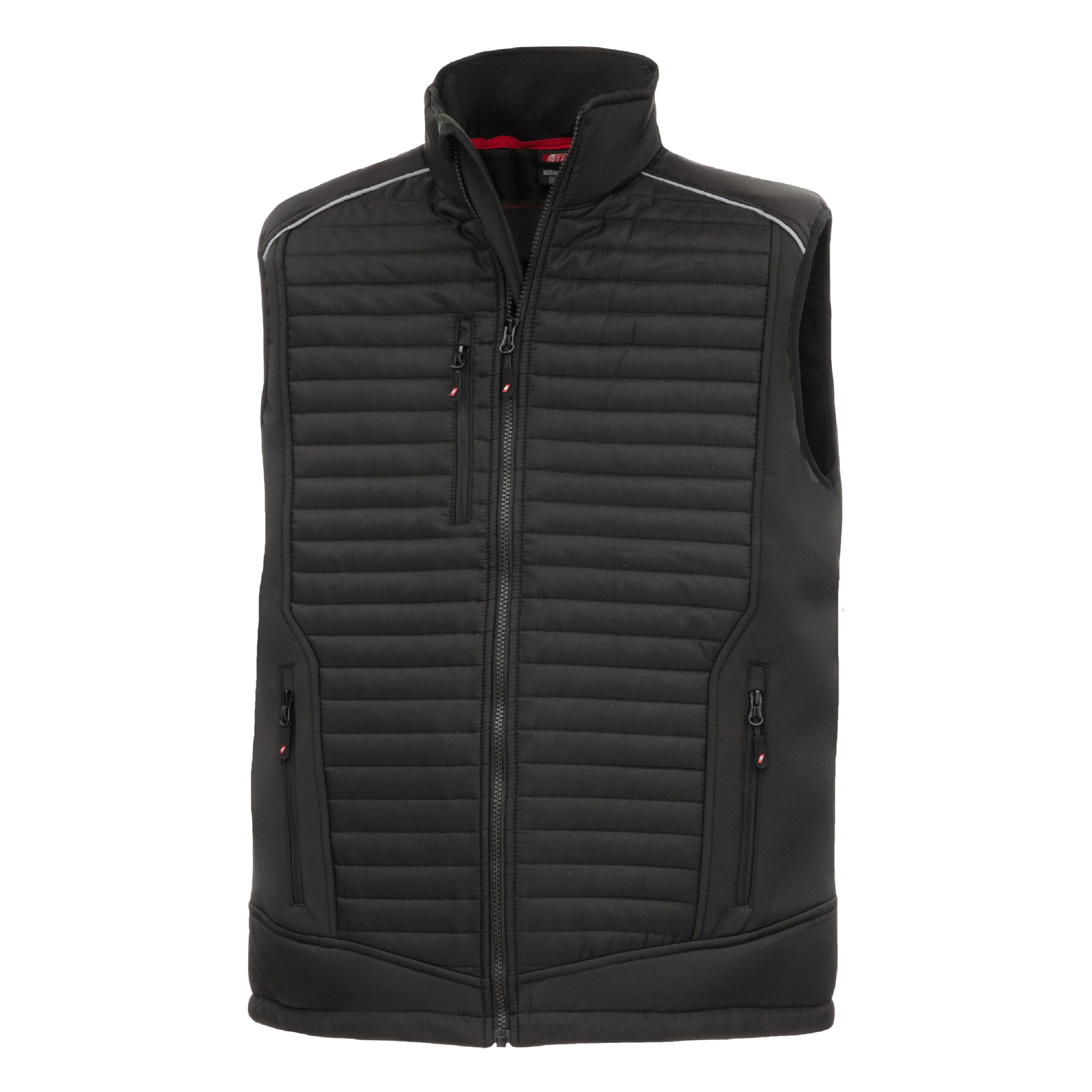 MOTION TEX PLUS | gesteppte Softshellweste | schwarz | 7660