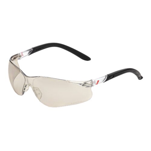VISION PROTECT | Schutzbrille | beige / schwarz | silber verspiegelt | 9012 | Nitras