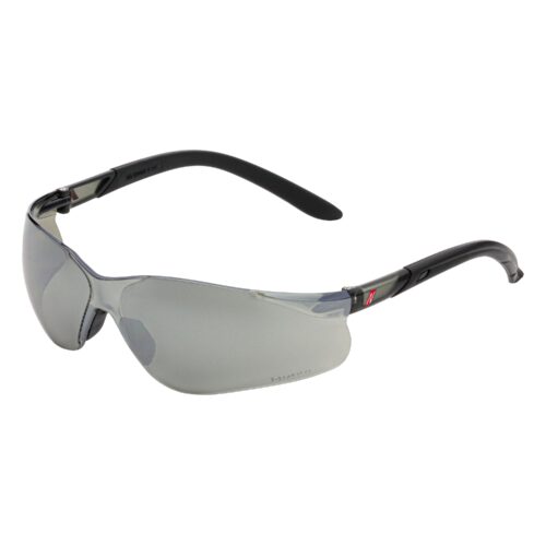 VISION PROTECT | Schutzbrille | schwarz / schwarz | silber verspiegelt | 9013 | Nitras