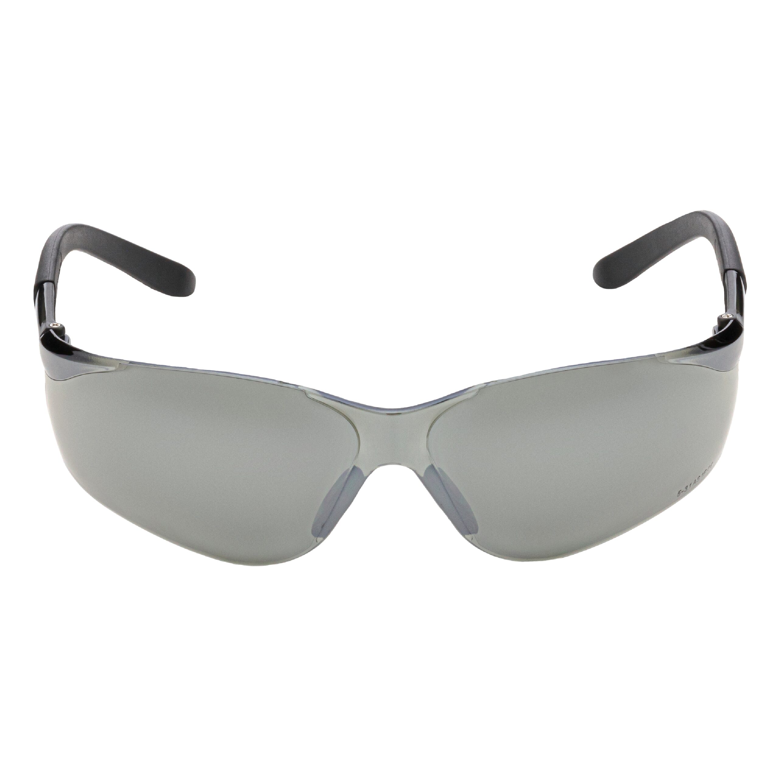 VISION PROTECT | Schutzbrille | schwarz / schwarz | silber verspiegelt | 9013 | Nitras – Bild 2