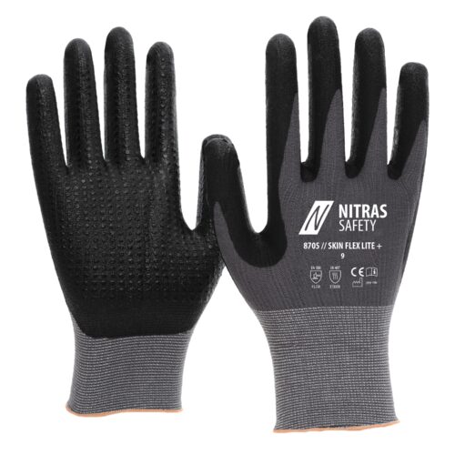 SKIN FLEX LITE+ | Montagehandschuhe | grau / schwarz | 8705 | Nitras