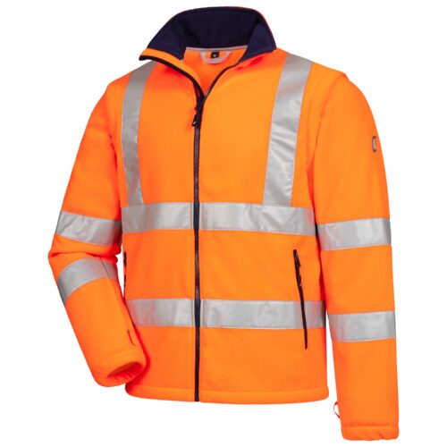 MOTION TEX VIZ | Warn-Fleecejacke | neonorange | 7061-4100 | Nitras