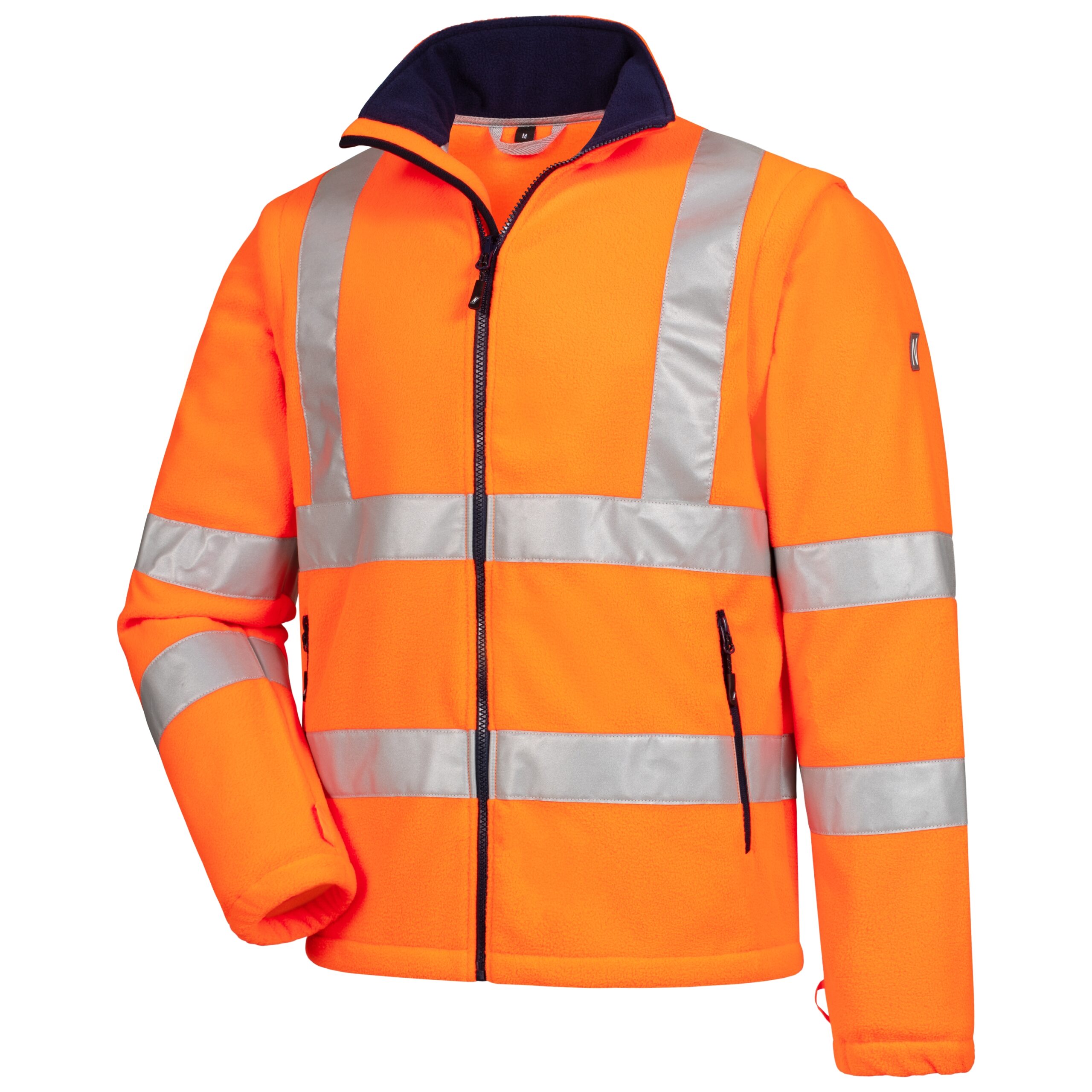 MOTION TEX VIZ | Warn-Fleecejacke | neonorange | 7061-4100 | Nitras