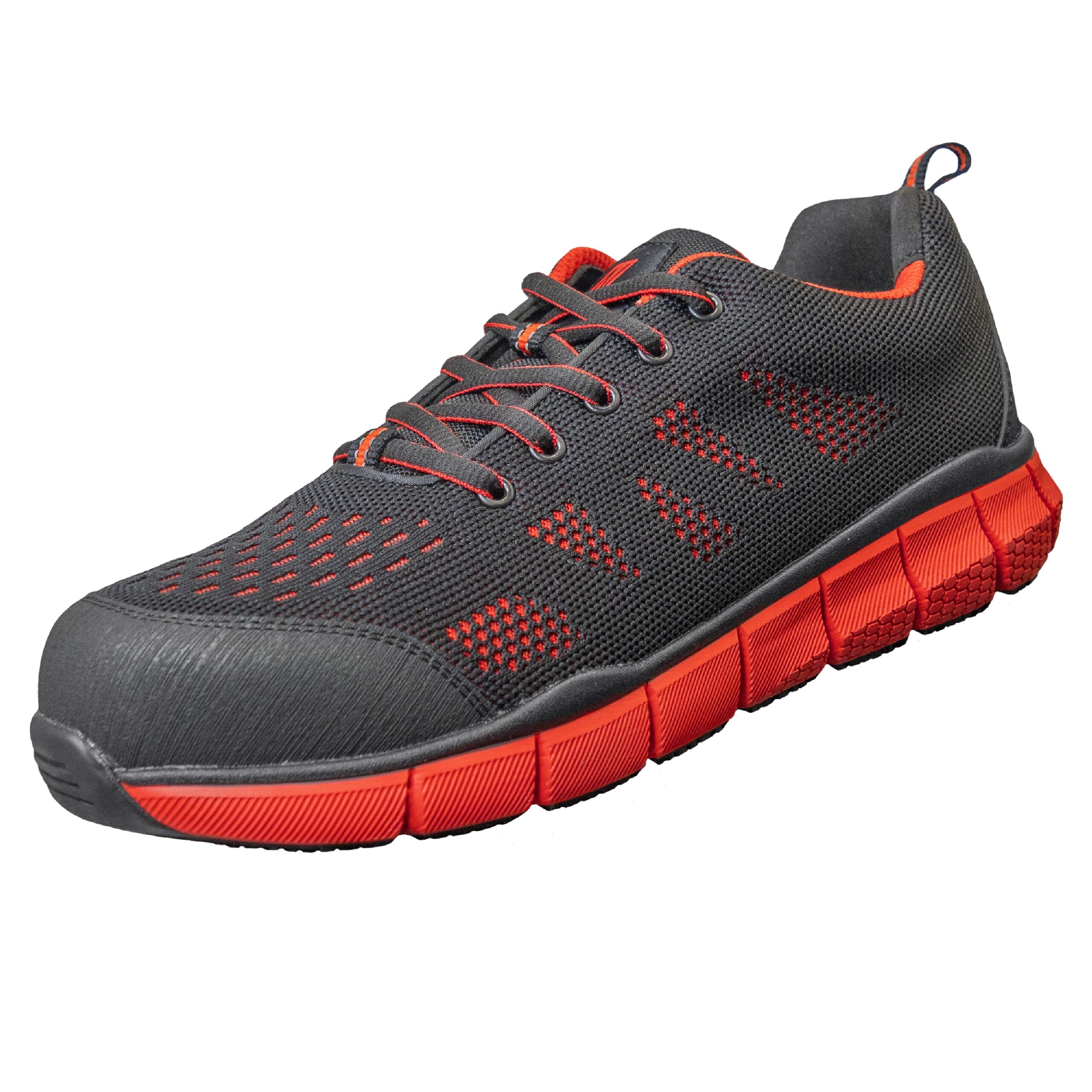 SONIC STEP | S1P Sicherheitshalbschuhe | schwarz / rot | 7440-1060 | Nitras – Bild 2