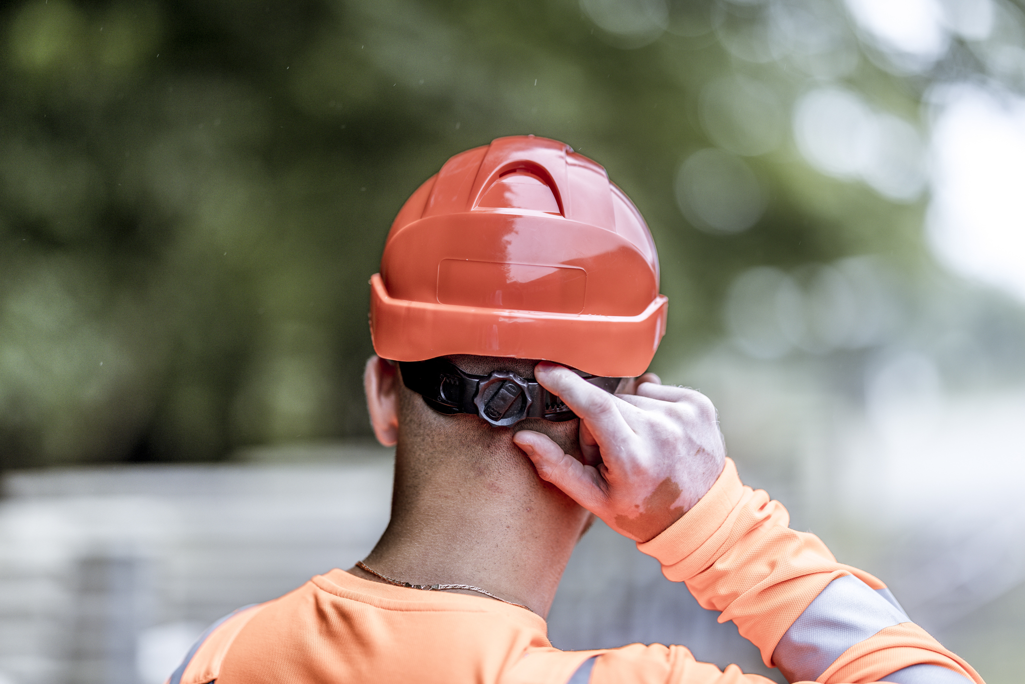 HEAD PROTECT | Industrieschutzhelm | orange | 9500-4400 | Nitras – Bild 6